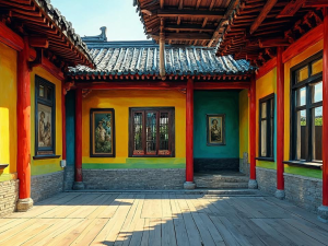 在《热血江湖》的武侠世界中，乐师三转外观以“琴剑合璧”为核心，将古典乐器的雅致与江湖侠客的飒爽完美融合。服饰采用流云纹刺绣与鎏金镶边的设计，既保留了传统汉服的飘逸感，又通过金属质感的武器配件增添未来感。例如，琴身被设计为悬浮式结构，搭配光效粒子环绕，视觉上形成“动静结合”的张力。
